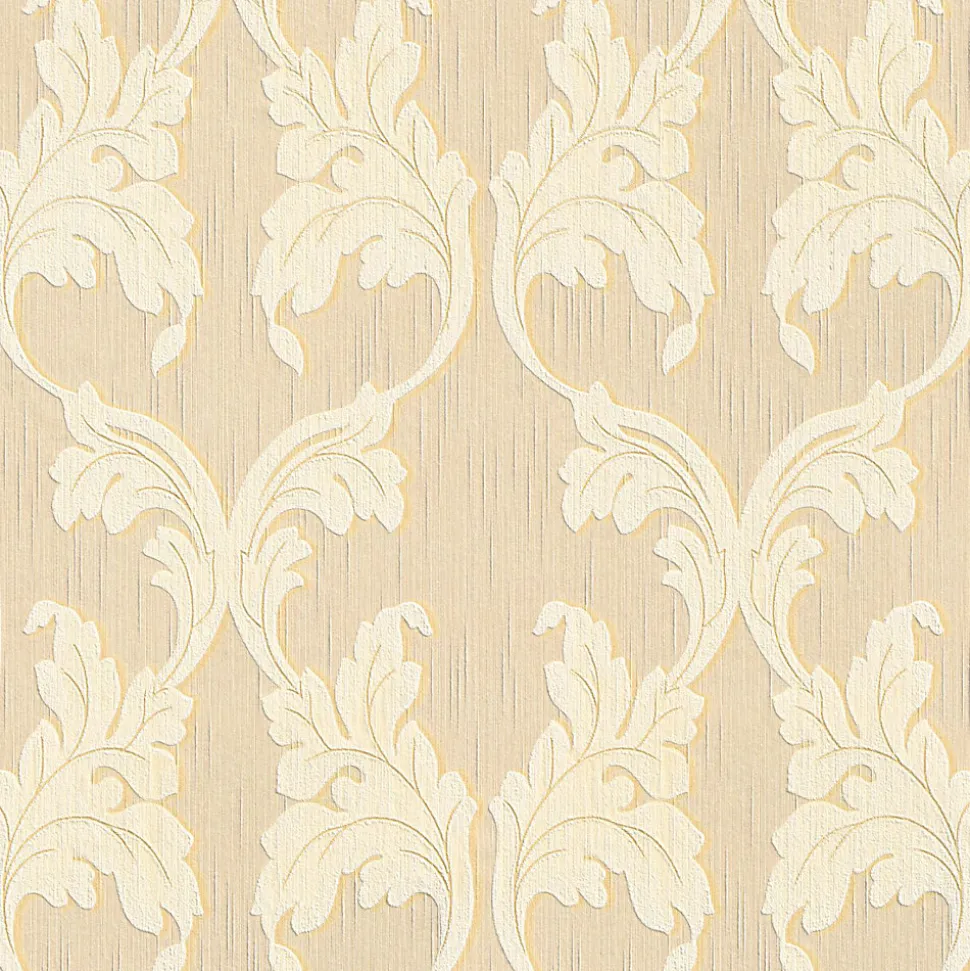 Profhome 956282-GU Papier peint aspect textile texturé mat 5,33 m2