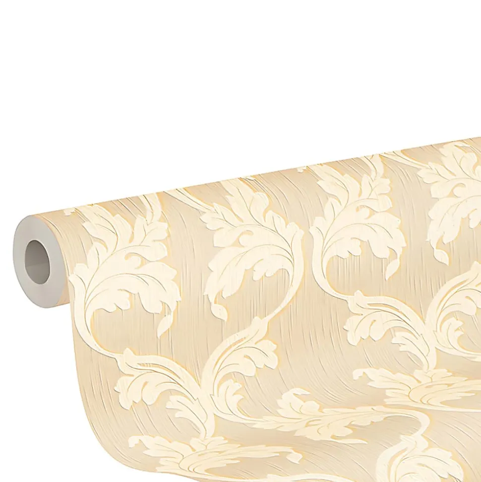 Profhome 956282-GU Papier peint aspect textile texturé mat 5,33 m2