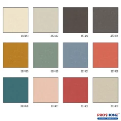 Profhome 387455-GU Papier peint unicolor légèrement texturé mat 5,33 m2