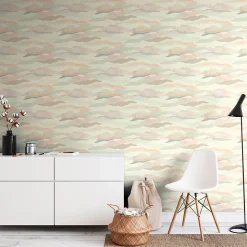 Profhome 396992-GU Papier peint à motifs graphiques légèrement texturé mat 5,33 m2