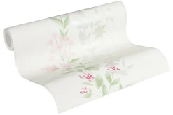 Profhome 372661-GU Papier peint floral légèrement texturé mat 5,33 m2