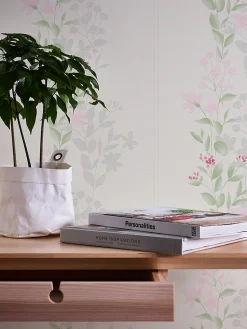 Profhome 372661-GU Papier peint floral légèrement texturé mat 5,33 m2