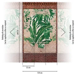 Profhome 392452-GU Papier peint photo lisse mat 1,59 m x 2,8 m