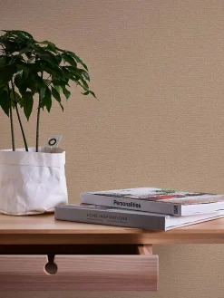 Profhome 387443-GU Papier peint unicolor légèrement texturé mat 5,33 m2