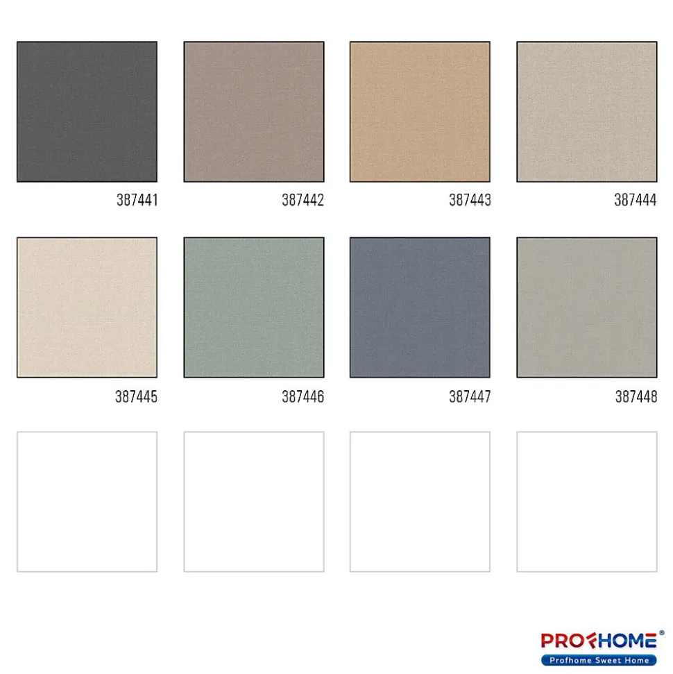 Profhome 387443-GU Papier peint unicolor légèrement texturé mat 5,33 m2