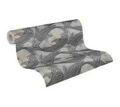Profhome 378593-GU Papier peint asiatique lisse mat 5,33 m2