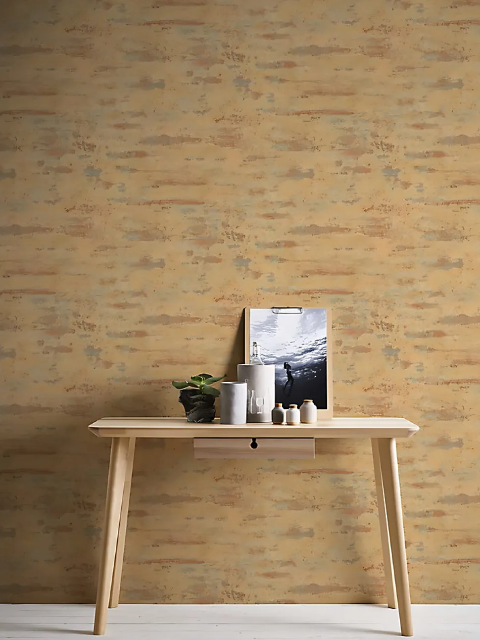 Profhome 374151-GU Papier peint ton-sur ton légèrement texturé mat 5,33 m2