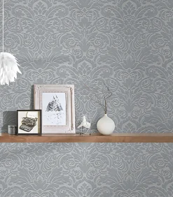 Profhome 335833-GU Papier peint baroque légèrement texturé mat 5,22 m2