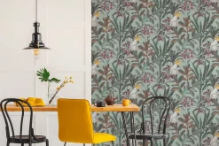 Profhome 397482-GU Papier peint moitf d'oiseaux légèrement texturé mat 5,33 m2