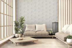 Profhome 378596-GU Papier peint asiatique lisse subtilement chatoyant 5,33 m2