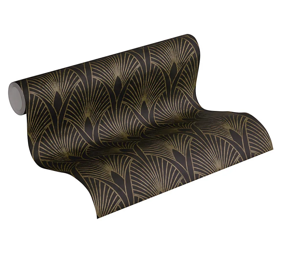 Profhome 374273-GU Papier peint de luxe exclusif légèrement texturé subtilement chatoyant 5,33 m2