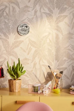 Profhome 396545-GU Papier peint style country légèrement texturé mat 5,33 m2