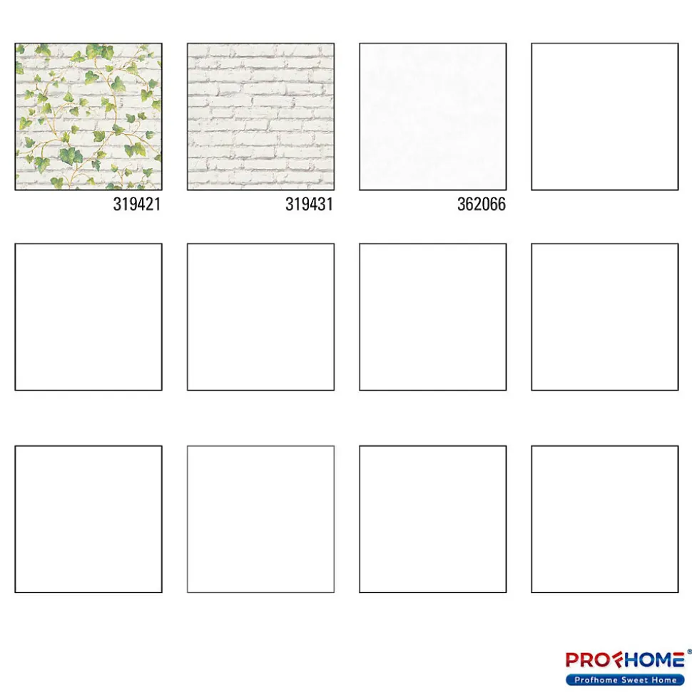 Profhome 319421-GU Papier peint aspect pierre carrelage lisse mat 5,33 m2