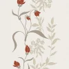 Profhome 958741-GU Papier peint floral texturé mat 5,33 m2