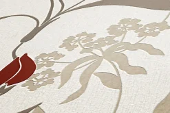 Profhome 958741-GU Papier peint floral texturé mat 5,33 m2