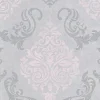Profhome 953726-GU Papier peint baroque légèrement texturé effet métallique 5,33 m2
