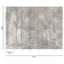 Profhome 399151-GU Papier peint photo lisse mat 3,71 m x 2,8 m