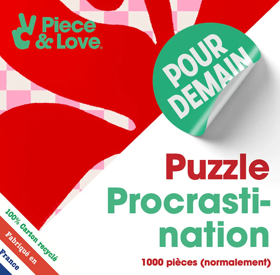 Puzzle Piece & Love 1000 pièces - Procrastination