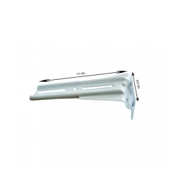 Équerre Murale - Fixation Rail Simple - Longueur 12,5 cm - Acier