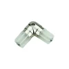 Raccord coudé pour barre à rideau Olympe GoodHome ⌀28 mm gris