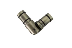 Raccord coudé pour barre à rideau Antiki GoodHome Ø19 mm doré
