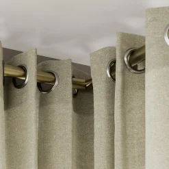 Raccord coudé pour tringle à rideau Elasa effet laiton doré Ø28mm GoodHome