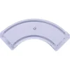 Raccord d'angle double pour barre à rideau Thira GoodHome blanc