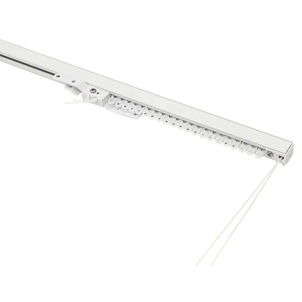 Rail à rideau extensible Millet blanc L.200/300cm GoodHome