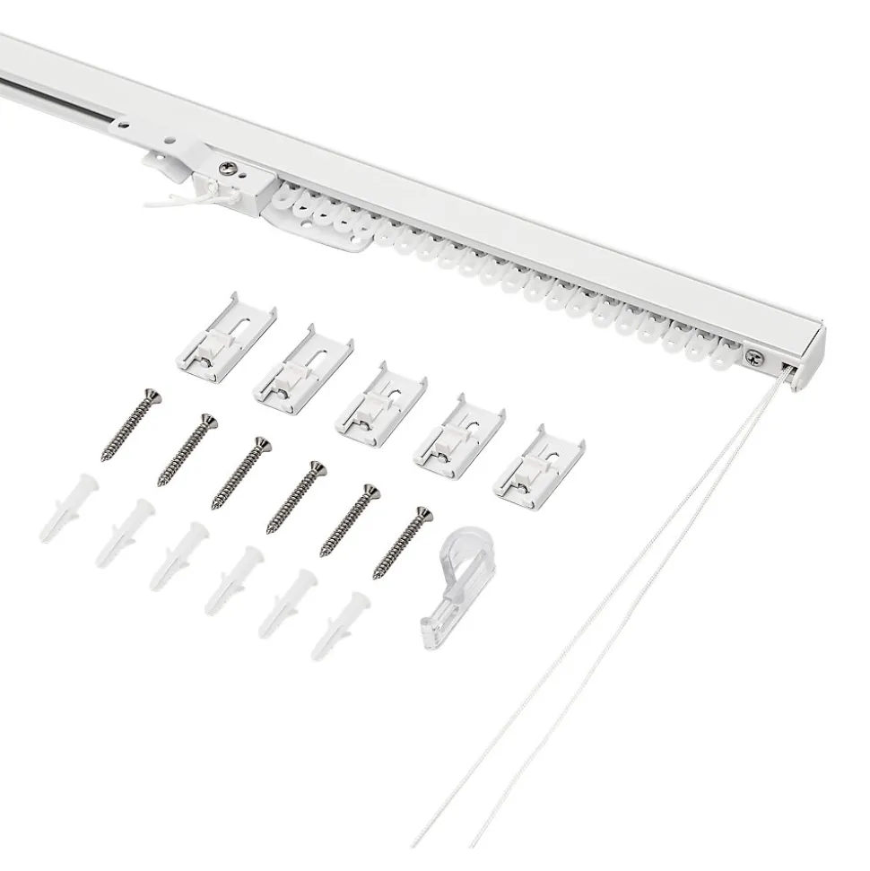 Rail à rideau extensible Millet blanc L.200/300cm GoodHome