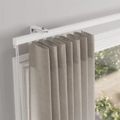 Rail à rideau extensible Millet blanc L.120/210cm GoodHome