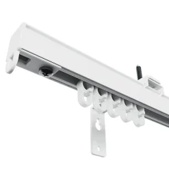 Rail à rideau extensible Millet blanc L.120/210cm GoodHome