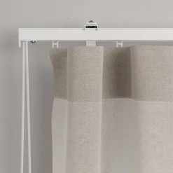 Rail à rideau extensible Millet blanc L.120/210cm GoodHome