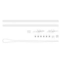Rail à rideau extensible Millet blanc L.120/210cm GoodHome