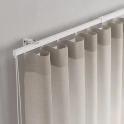 Rail à rideau extensible Millet blanc L.120/210cm GoodHome