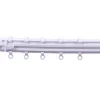 Rail à rideau pour crochets, blanc 5 m, GoodHome Kias