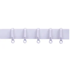 Rail à rideau pour crochets, blanc 5 m, GoodHome Kias