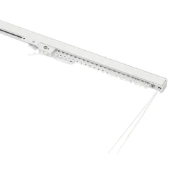 Rail à rideau simple extensible Thira blanc L.200/330cm GoodHome