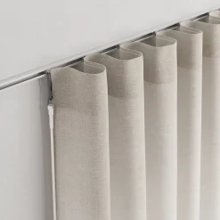 Rail à rideau simple Patras blanc L.250cm GoodHome