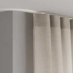 Rail à rideau simple Thira blanc L.200cm GoodHome
