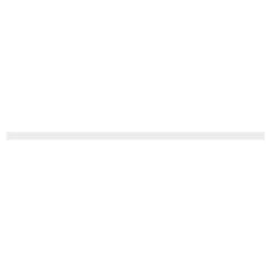Rail à rideau simple Thira blanc L.250cm GoodHome
