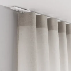Rail à rideau simple Thira blanc L.250cm GoodHome