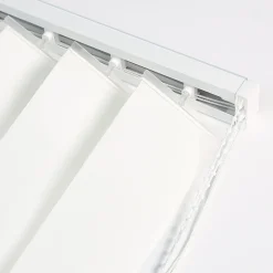 Rail pour lamelles verticales blanc ouverture latérale L.80cm Madeco
