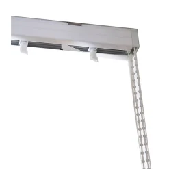 Rail pour store californien blanc ouverture centrale L.200cm Madeco