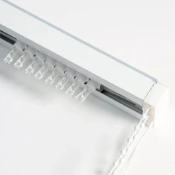 Rail pour store californien blanc ouverture latérale L.280cm Madeco