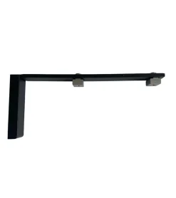 REV - Support Mural Double pour Tringles Rail L 160 mm