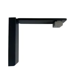 REV - Support Mural Simple pour Tringle Rail L 80 mm