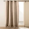 Rideau à œillets 140 x 260 cm Bouclette unie WINONA Coloris Sable