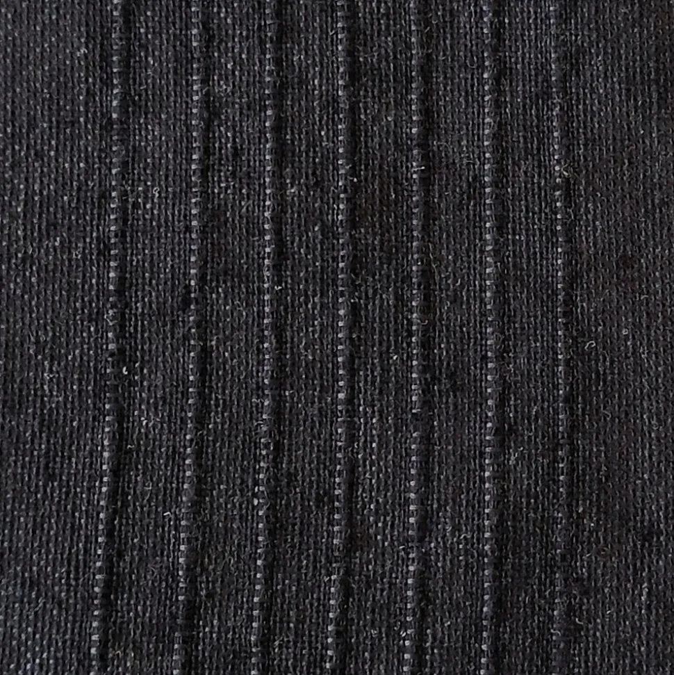 Rideau à œillets coton recyclé gris anthracite L.240 x l.140cm Dylrev