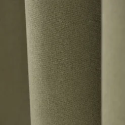 Rideau 100% occultant thermique phonique chiné (240x260 cm - Kaki)