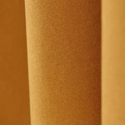 Rideau 100% occultant thermique phonique (135x180 cm - Jaune Ocre)